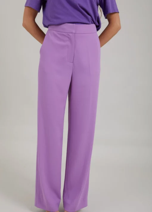 CC HEART ELLIE TROUSERS Long length Pants CCH3124 Powder Purple 802 2 48acc7b5 1720 4d2c b682