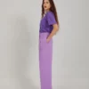 CC HEART ELLIE TROUSERS Long length Pants CCH3124 Powder Purple 802 4 1200x