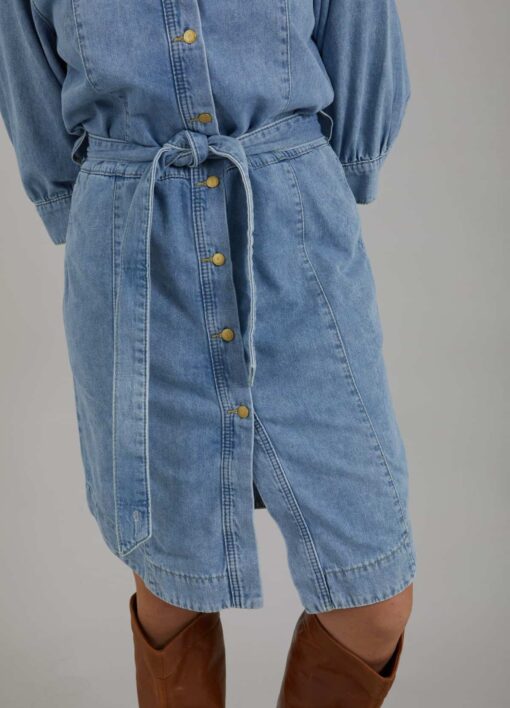 DENIM DRESS Dress 231 5117 Light denim 573