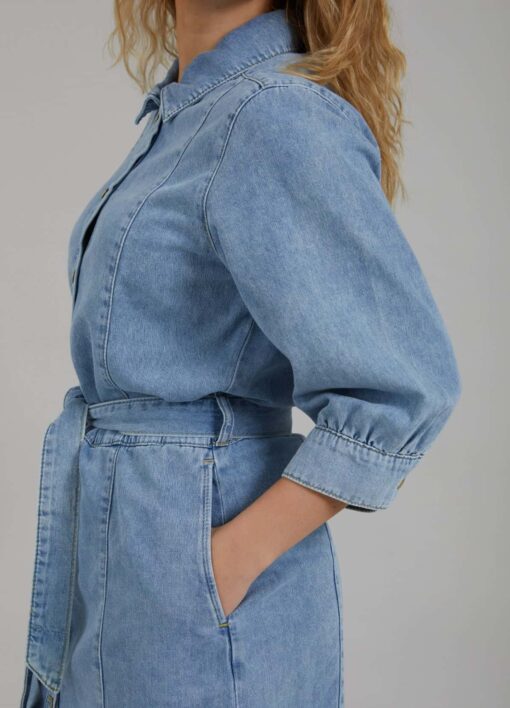 DENIM DRESS Dress 231 5117 Light denim 573