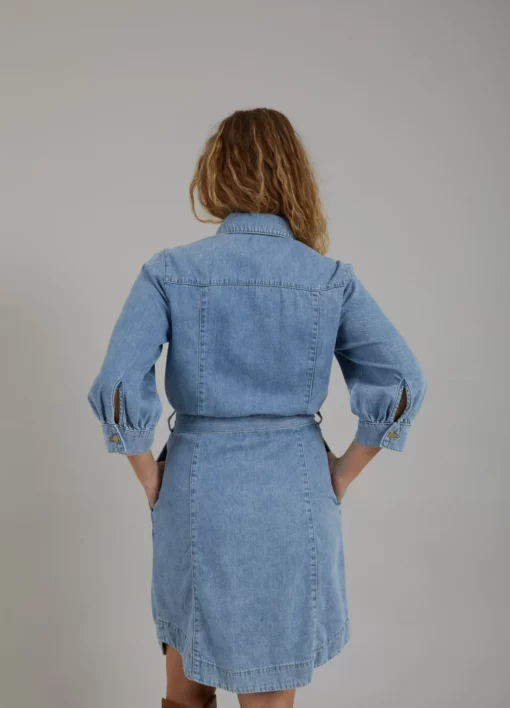 DENIM DRESS Dress 231 5117 Light denim 573