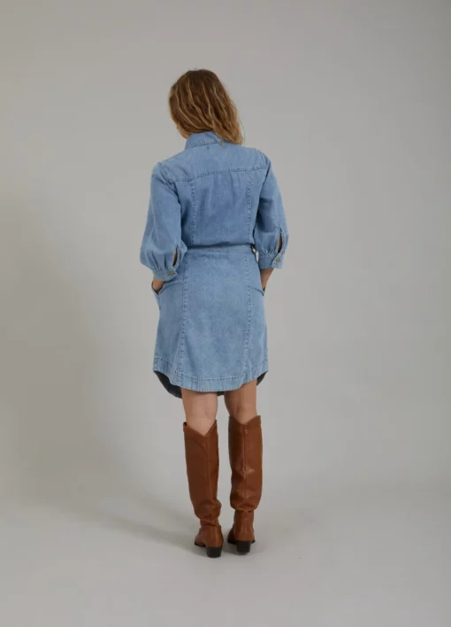 DENIM DRESS Dress 231 5117 Light denim 573