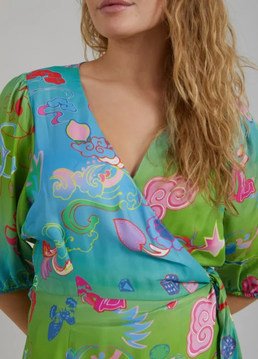 DRESS W. GAME ON PRINT Dress 231 5511 Game on print 901