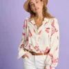 SP7243 01 POM Amsterdam BLOUSE Parrots Ecru 675x crop center