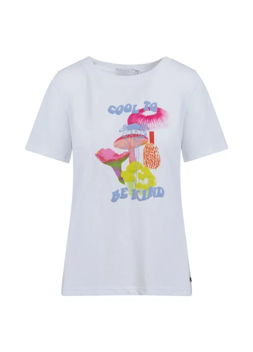 T SHIRT W. MUSHROOM PRINT T Shirt 231 1152 White