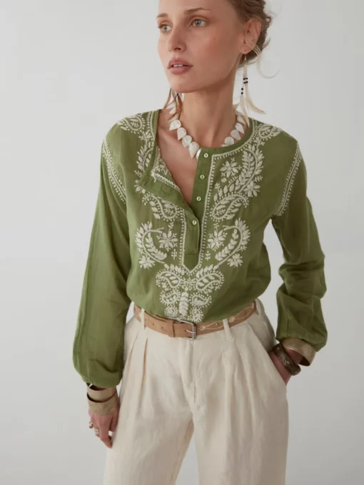 amrita blouse ciao gabri caki