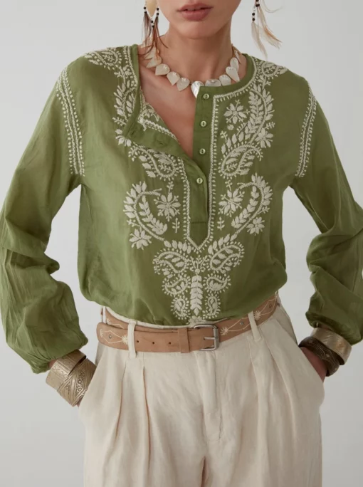 amrita blouse ciao gabri caki