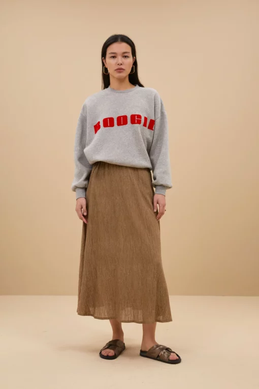 By-Bar Bibi boogie sweater grey melee
