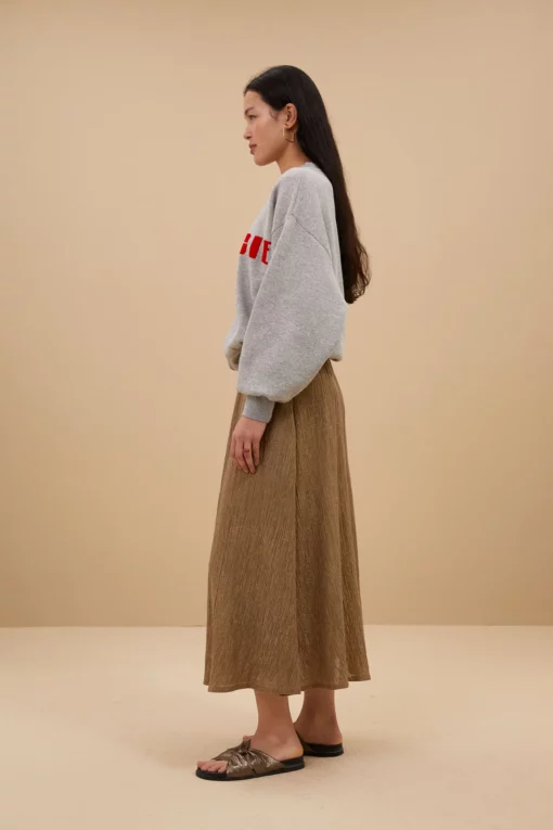 By-Bar Bibi boogie sweater grey melee - Afbeelding 5