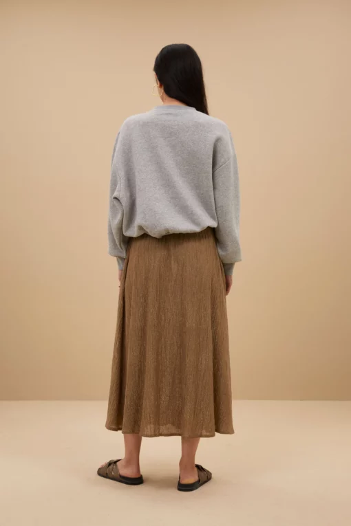 By-Bar Bibi boogie sweater grey melee - Afbeelding 4