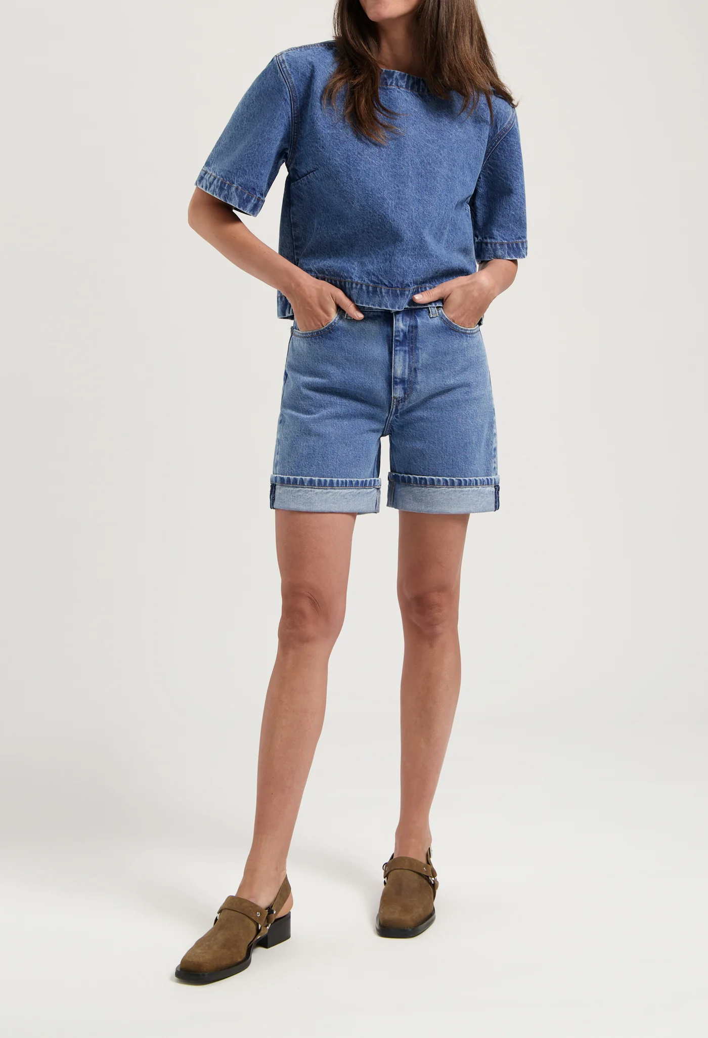 Mud luna mid short stone vintage - Afbeelding 2