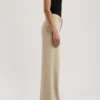 women sustainable jeans sara high loose sand full body side summer 1