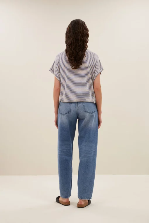 By-Bar Tyler small stripe top kingsblue small stripe - Afbeelding 4