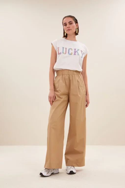 By-Bar Thelma lucky rainbow top light grey melee - Afbeelding 8