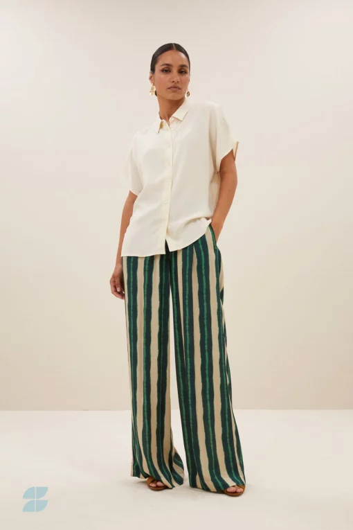 By-Bar Karly viscose blouse cream - Afbeelding 6