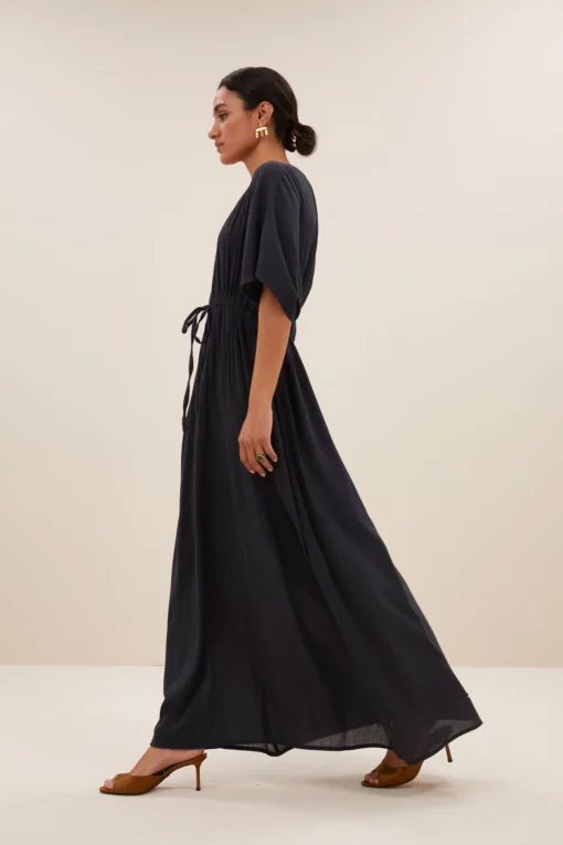 By-Bar Long dress midnight - Afbeelding 4