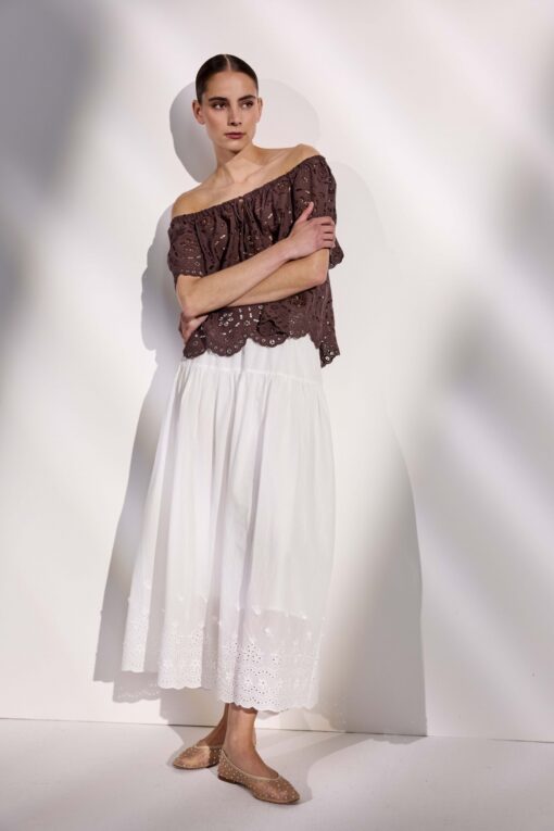 JcSophie Harmony blouse chocolate