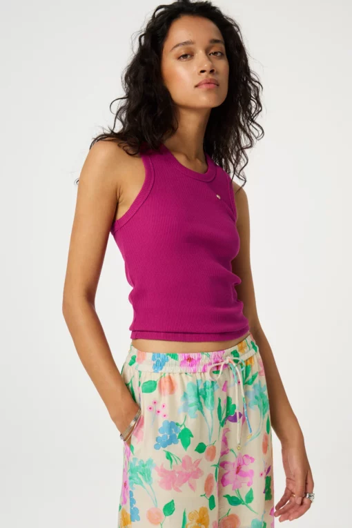 Fabienne Chapot Tanja jersey tank pink craze - Afbeelding 5