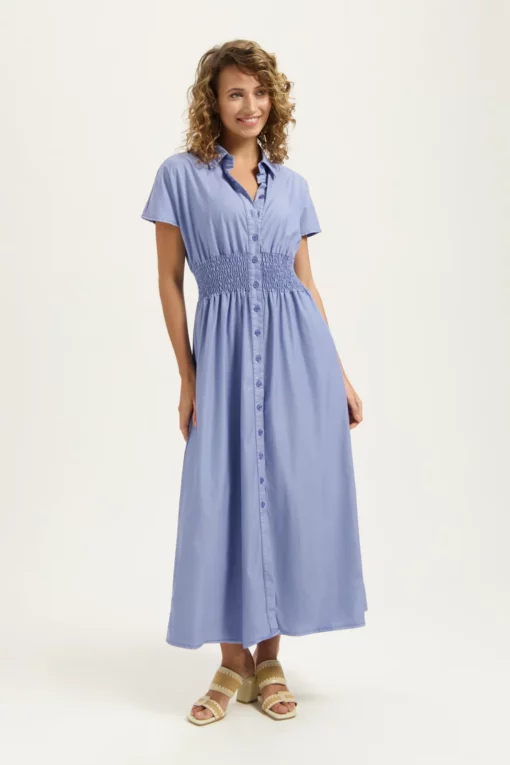 Florez Estelle dress capri blue - Afbeelding 4