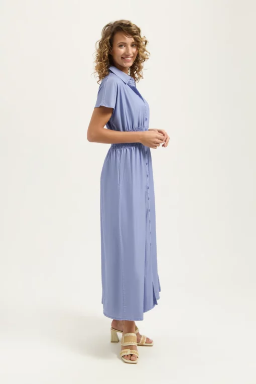 Florez Estelle dress capri blue - Afbeelding 5