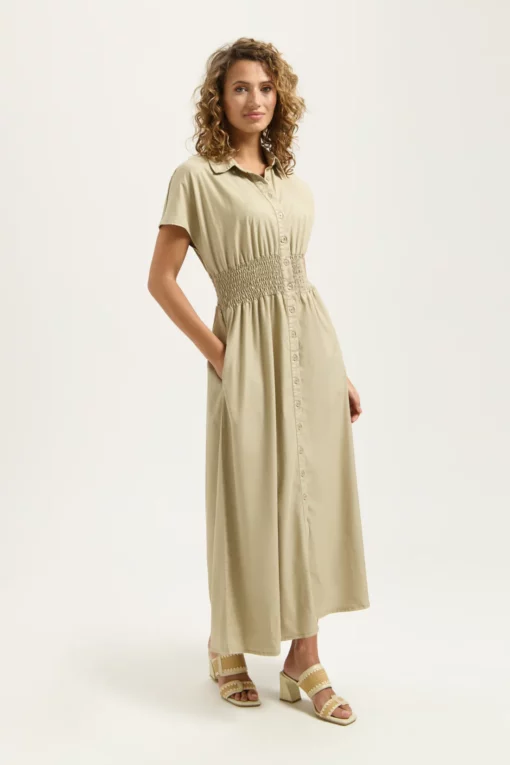 Florez Estelle dress sand - Afbeelding 4