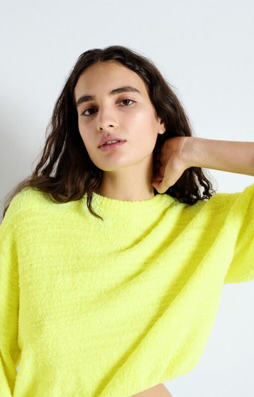 American Vintage LIG18AE25 jaune fluo - Afbeelding 3