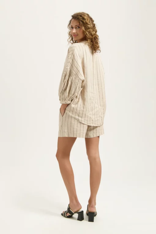 Florez Lester blouse natural stripe