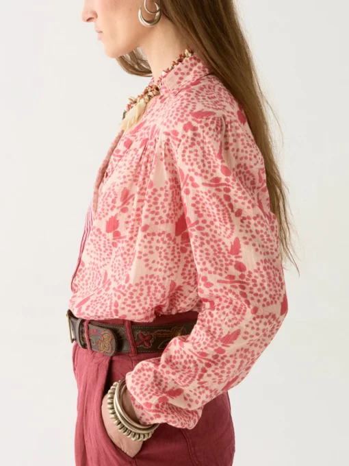 Maison Hotel Dylan peonia blouse pink martini - Afbeelding 6