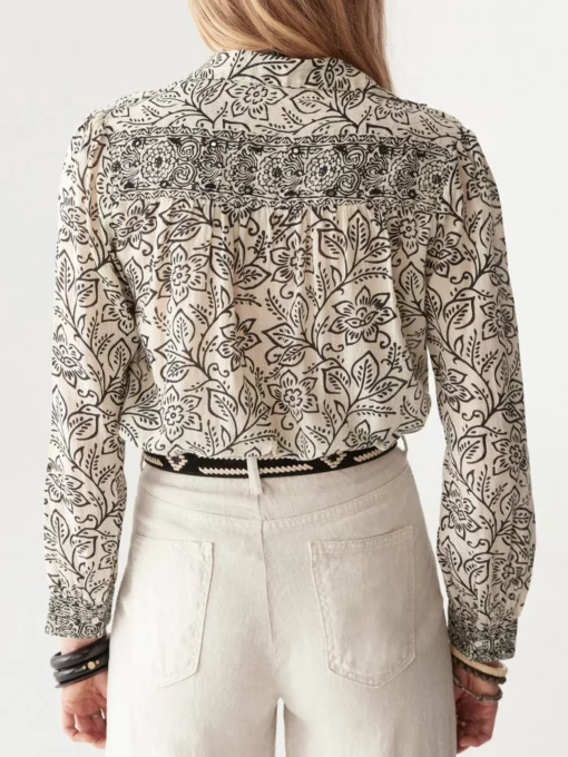 Maison Hotel Dylan jasmine blouse white lies - Afbeelding 4