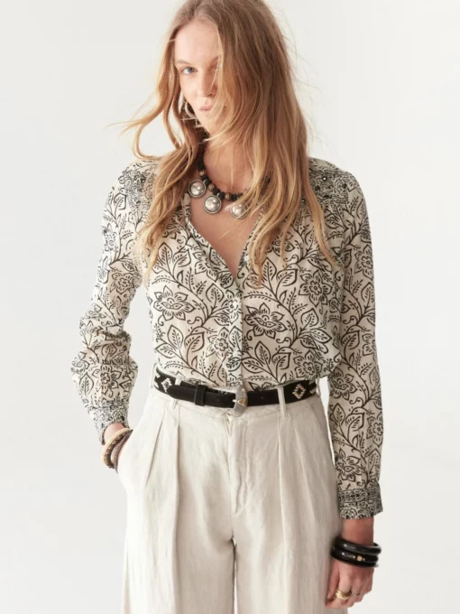 Maison Hotel Dylan jasmine blouse white lies