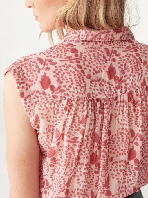 Maison Hotel Lea peonia blouse pink martini - Afbeelding 3