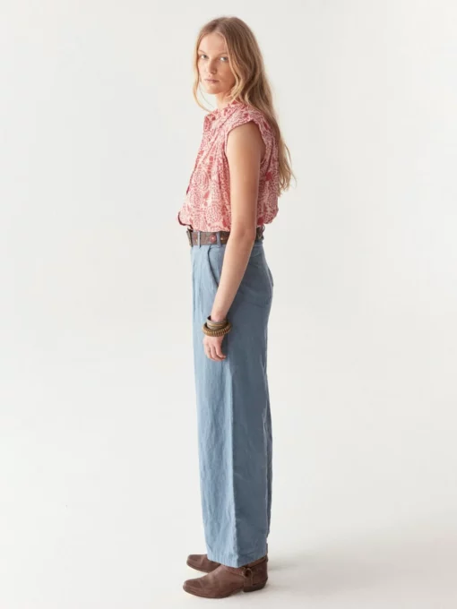 Maison Hotel Lea peonia blouse pink martini - Afbeelding 5