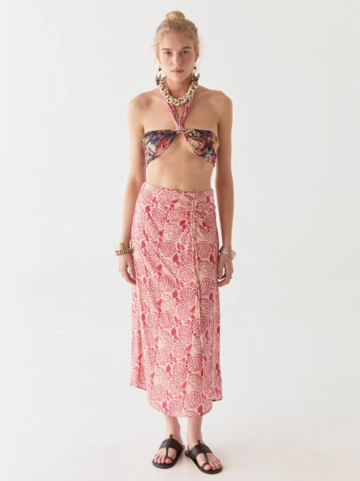 Maison Hotel Pia peonia pink martini skirt