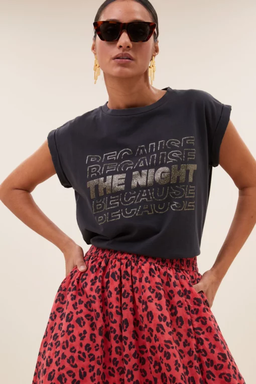 By-Bar Thelma nights top jet black - Afbeelding 6