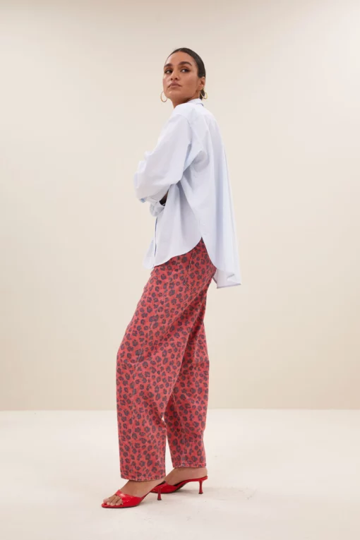 By-Bar Flo Chambray blouse light blue - Afbeelding 6