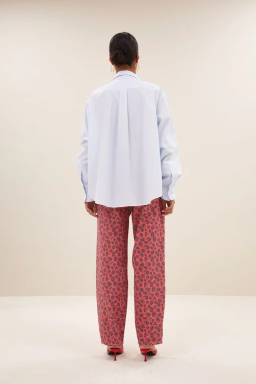 By-Bar Flo Chambray blouse light blue - Afbeelding 5