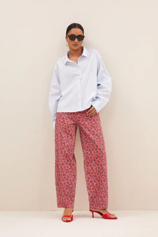By-Bar Flo Chambray blouse light blue