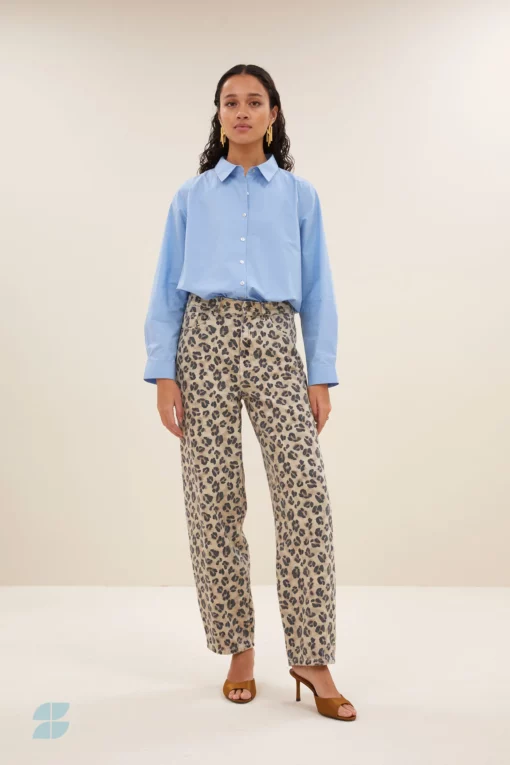 By-Bar Lew cheetah pants