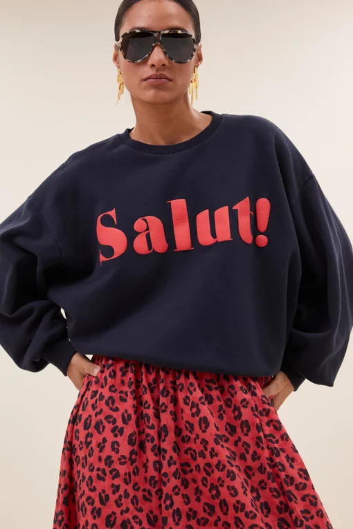 By-Bar Bibi salut sweater midnight - Afbeelding 4
