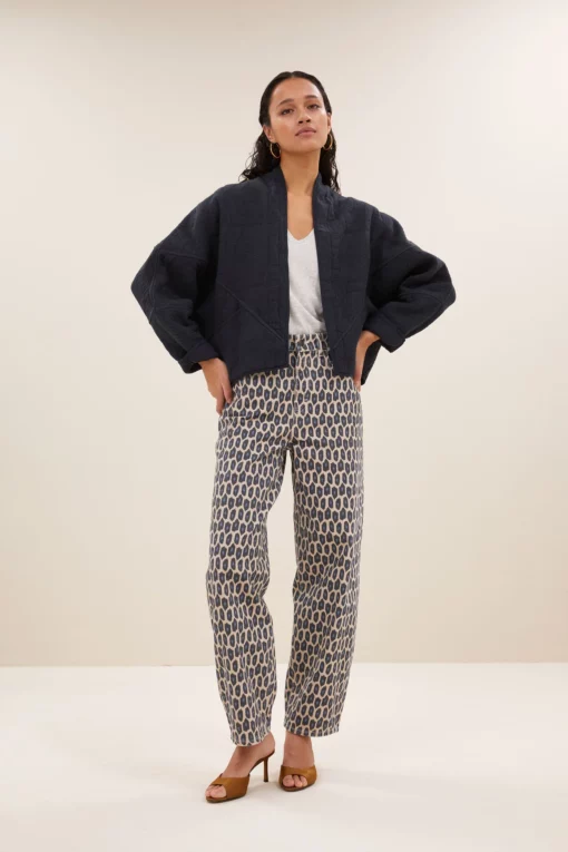 By-Bar Flora jacket midnight