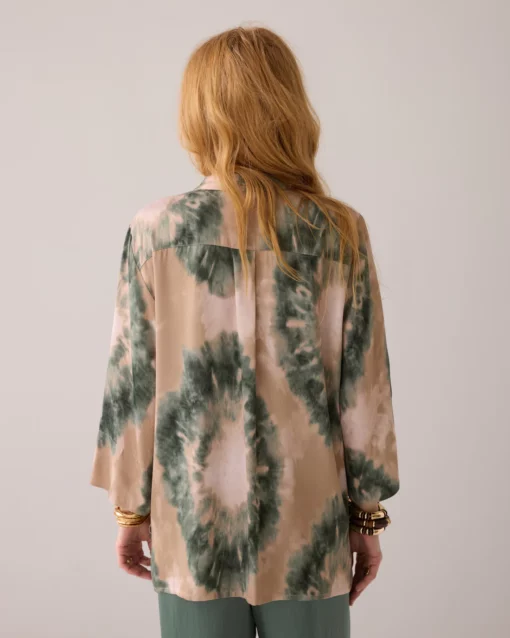Summum OB 2s3317 blouse tie dye print multicolour - Afbeelding 5