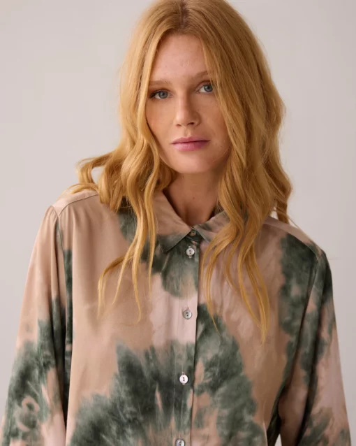 Summum OB 2s3317 blouse tie dye print multicolour - Afbeelding 4