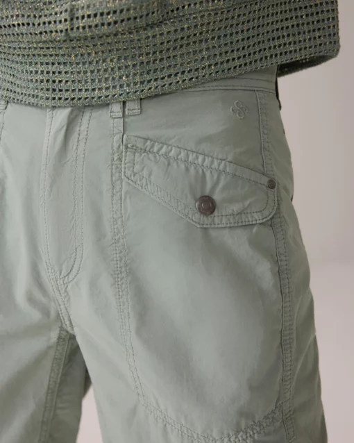 Summum OB 4s2798 cocoon pants summer plain weave sea glass - Afbeelding 5