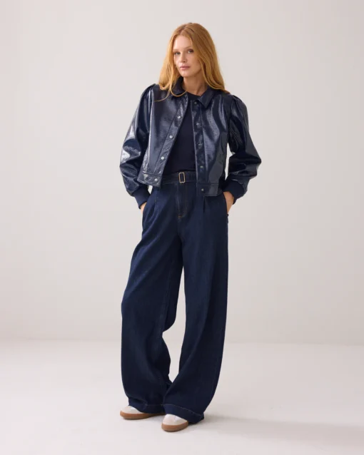 Summum 1s1243 jacket laque midnight blue