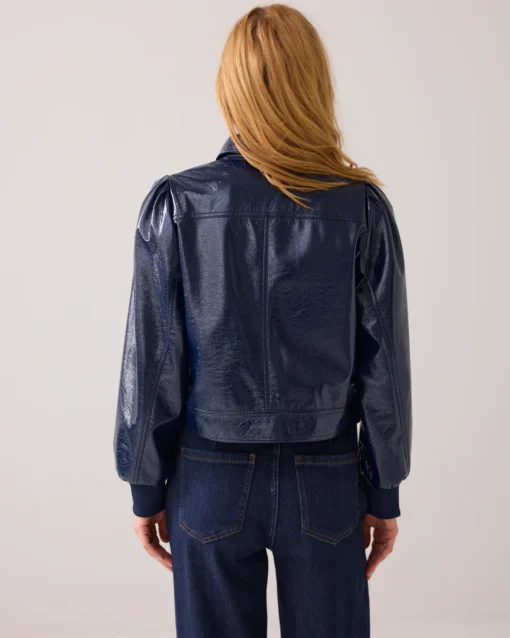 Summum 1s1243 jacket laque midnight blue - Afbeelding 3