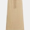 Penn&Ink S25F1649LTD skirt stripe safari dune