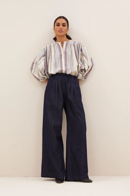 By-Bar Becky colored lurex blouse stripe - Afbeelding 5