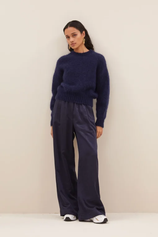 By-Bar Benji metallic pants midnight