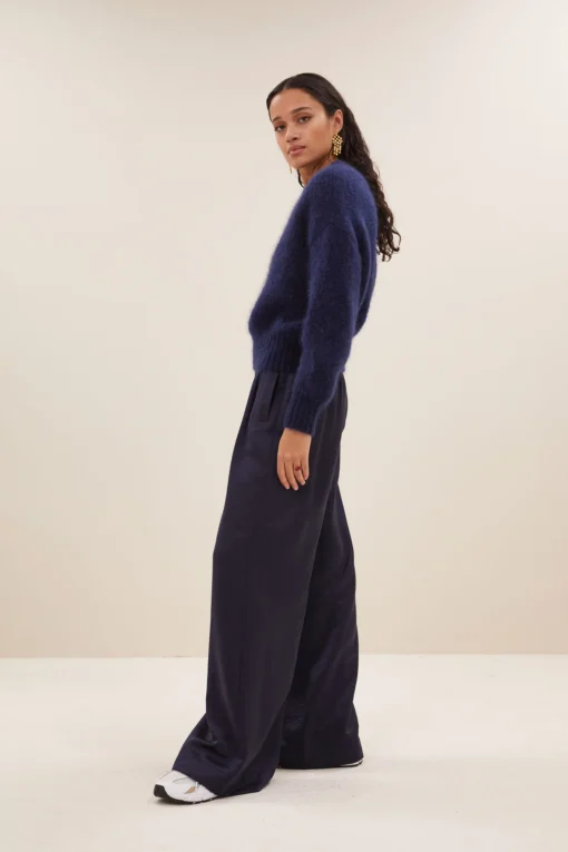 By-Bar Benji metallic pants midnight - Afbeelding 5