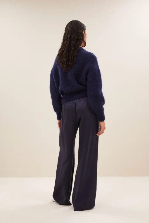 By-Bar Benji metallic pants midnight - Afbeelding 4